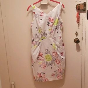 Floral pattern summer dress